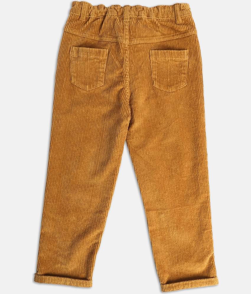 MINI KLUB Pack of 1 Boys Cotton Pants ( Brown )