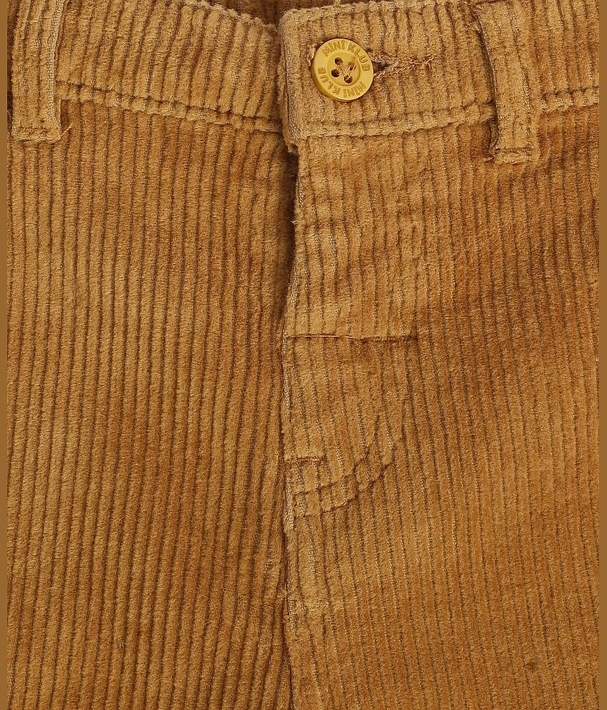 MINI KLUB Pack of 1 Boys Cotton Pants ( Brown )