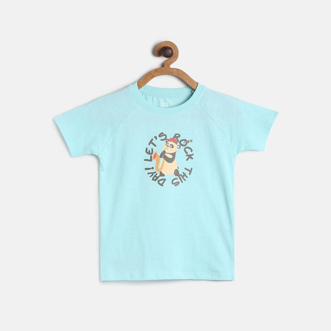     			MINI KLUB Pack of 1 Girls 100% Cotton T-Shirt ( Sea Green )