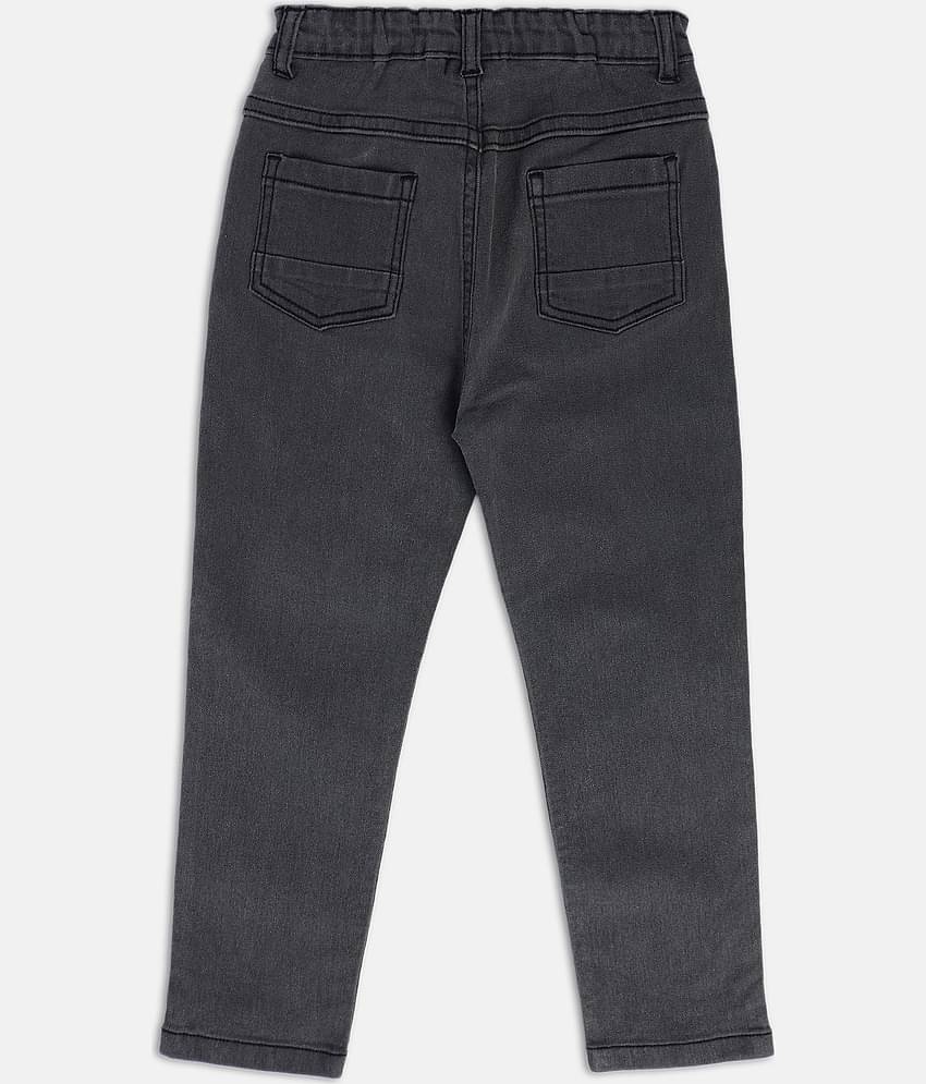 MINI KLUB Pack of 1 Boys 100% Cotton Jeans ( Gray )