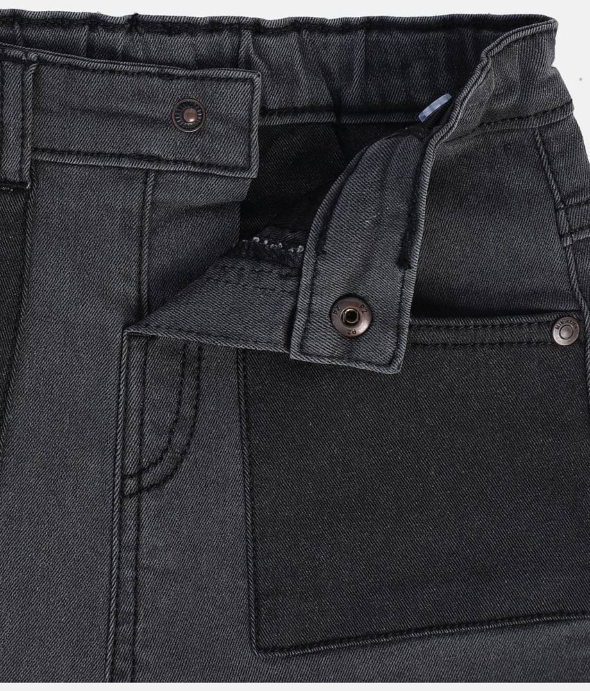 MINI KLUB Pack of 1 Boys 100% Cotton Jeans ( Gray )