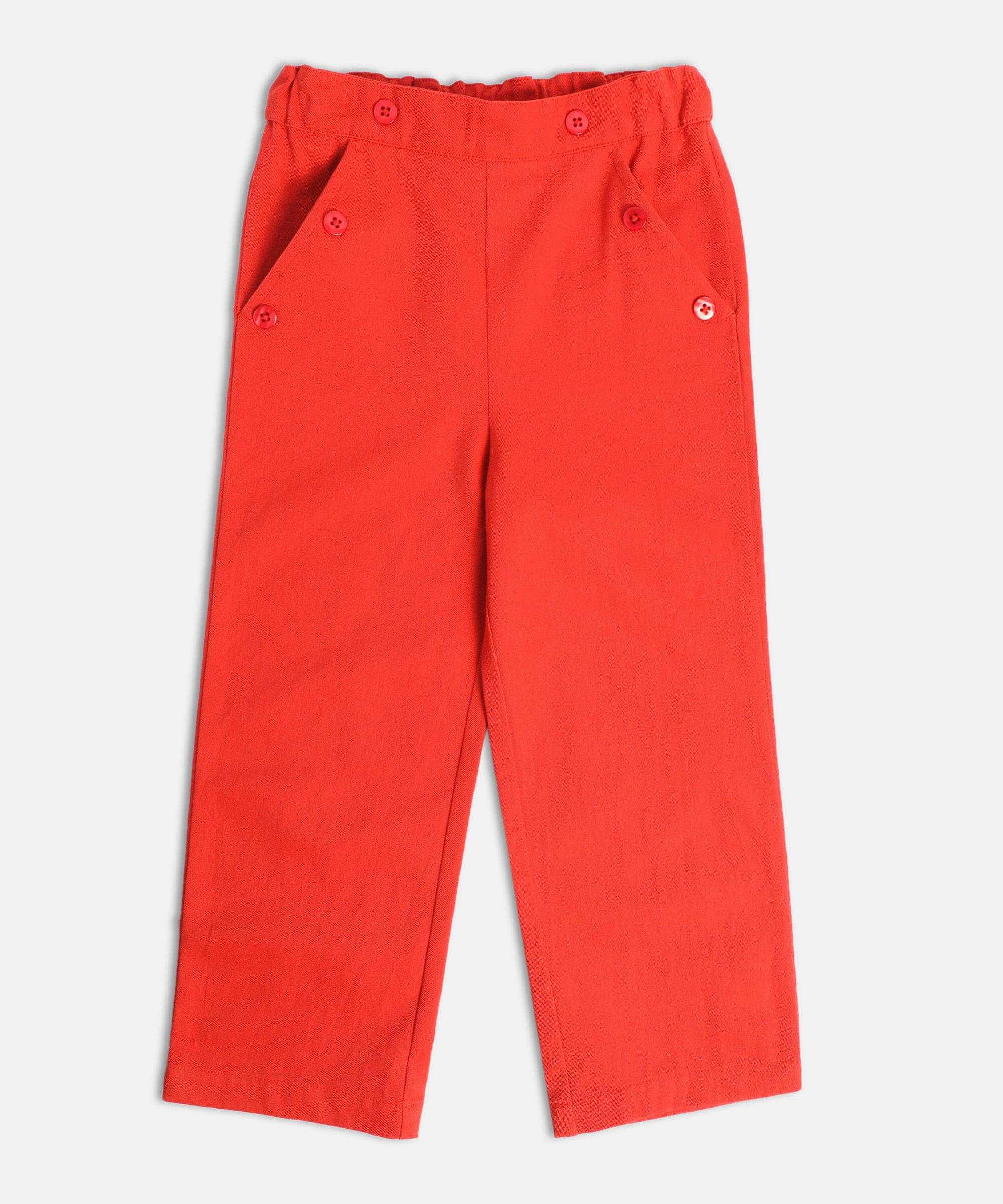     			MINIKLUB RUST WOVEN PANT For KIDS GIRLS