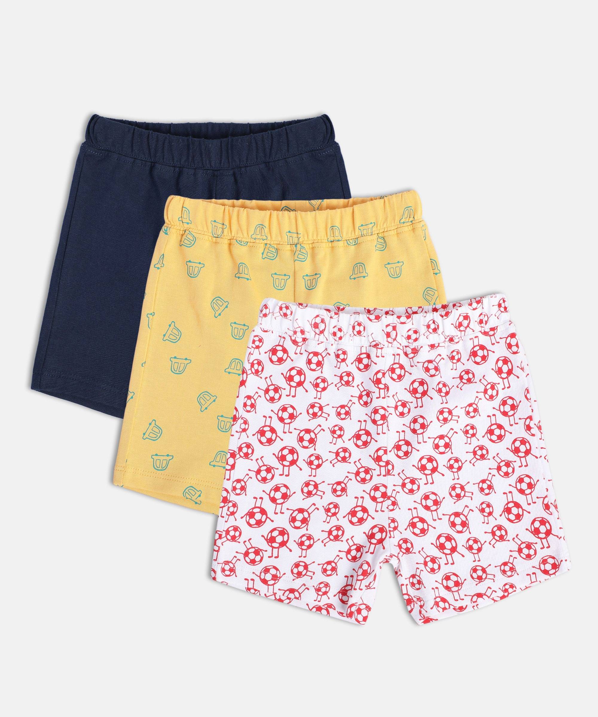    			MINI KLUB Baby Boys 100% Cotton Shorts ( Multi )