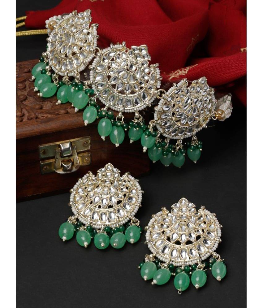     			Studio Sukkhi - Green Alloy Necklace Set ( Pack of 1 )