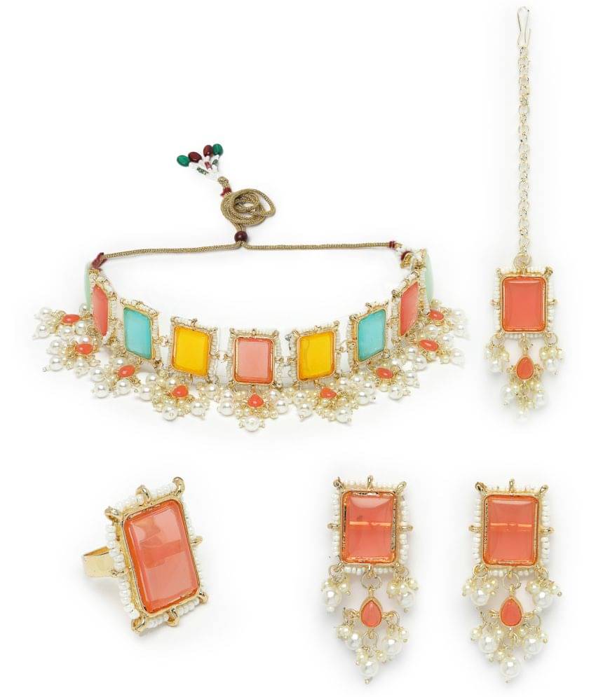     			Studio Sukkhi - Multi Color Alloy Necklace Set ( Pack of 1 )
