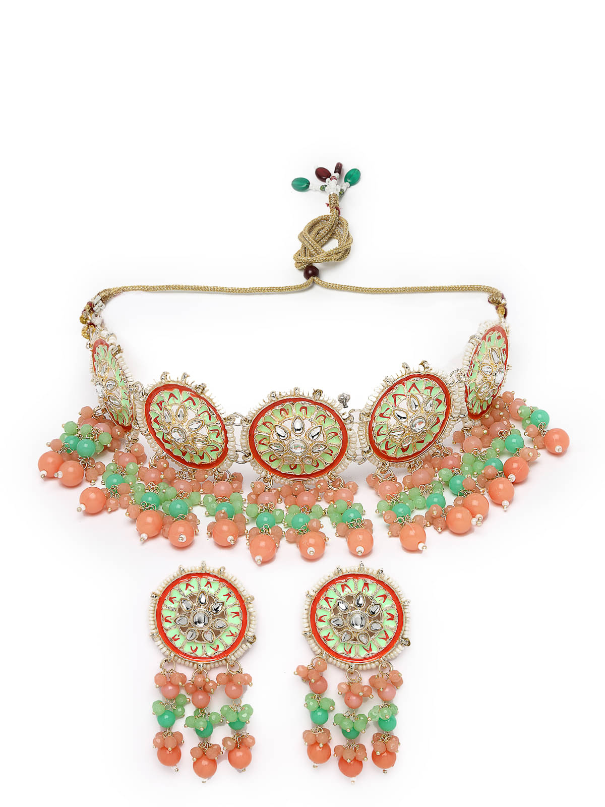     			Studio Sukkhi - Multi Color Alloy Necklace Set ( Pack of 1 )