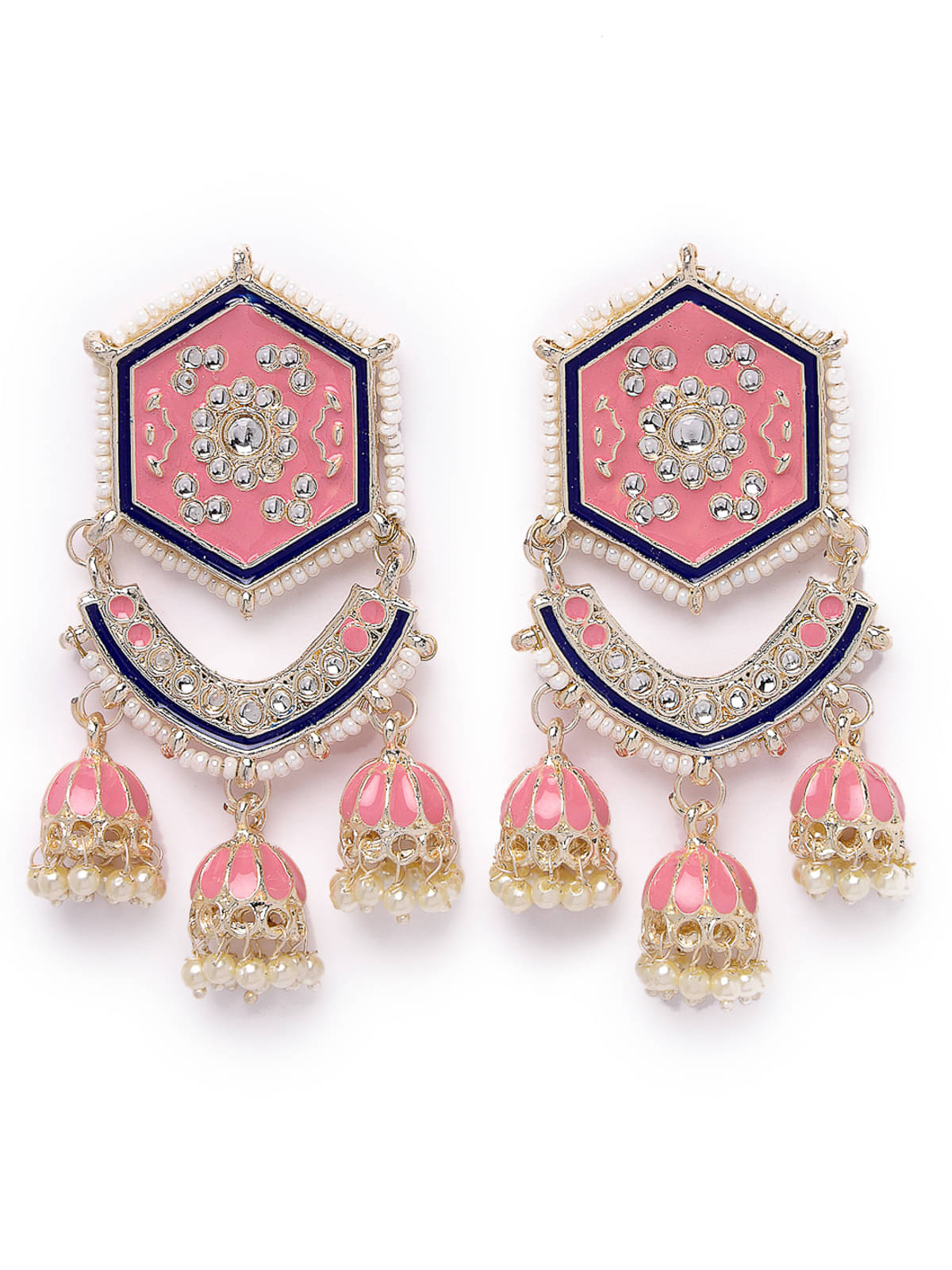     			Studio Sukkhi - Multi Color Jhumki Earrings ( Pack of 1 )