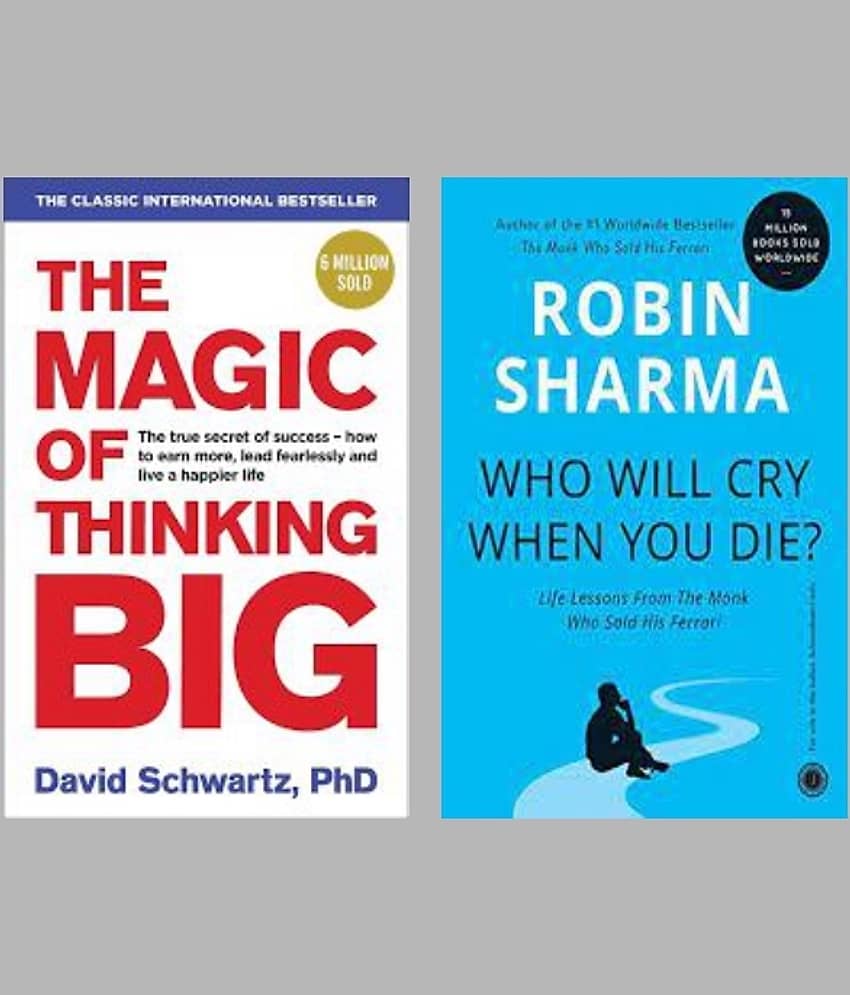 The Magic Of Thinking Big + Who Will Cry When You Die? - Stationery | Buy online on ZillyBuy