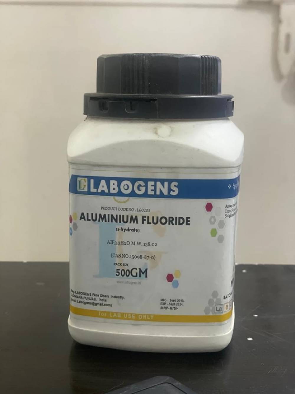     			AMMONIUM FLUORIDE Extra Pure 500-gm