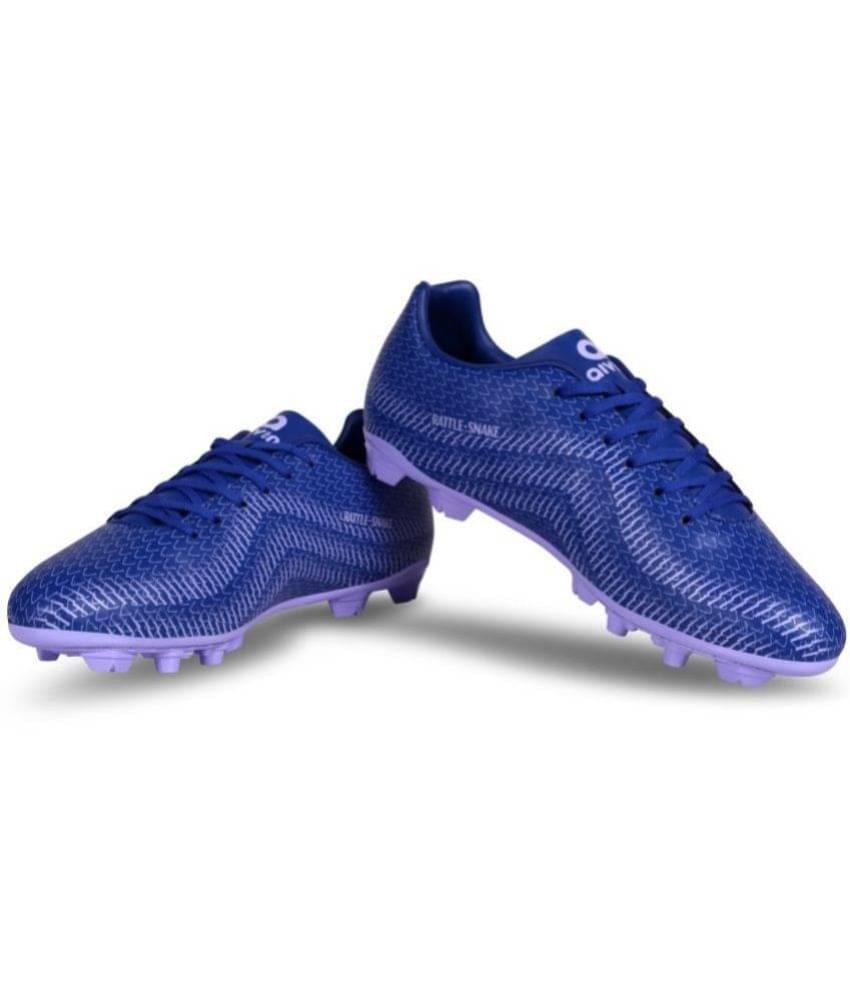     			Aivin Rattle Snake Blue Football Shoes