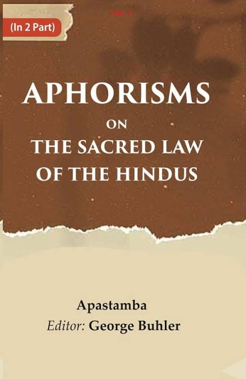     			Aphorisms on the Sacred Law of the Hindus 2nd [Hardcover]
