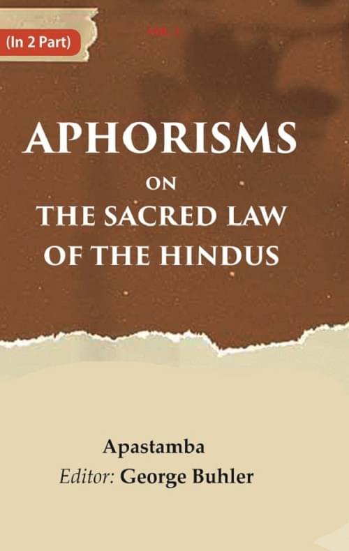     			Aphorisms on the Sacred Law of the Hindus 1st [Hardcover]