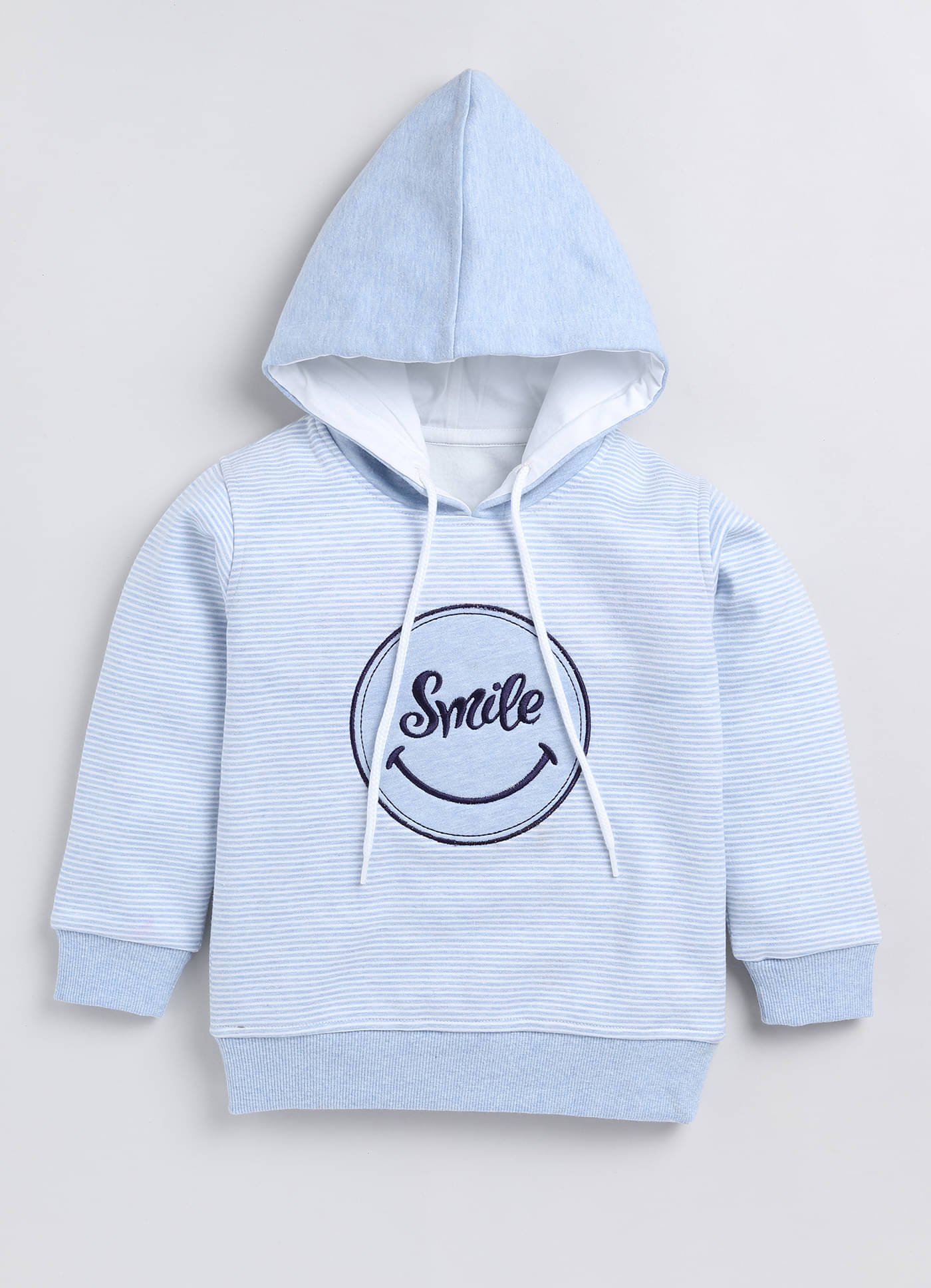     			Cutopies Kids Ocean Blue Printed Cool Sweatshirts Hoodies for Baby Girls (Pack of 1) Baby Girls Clothing Sets