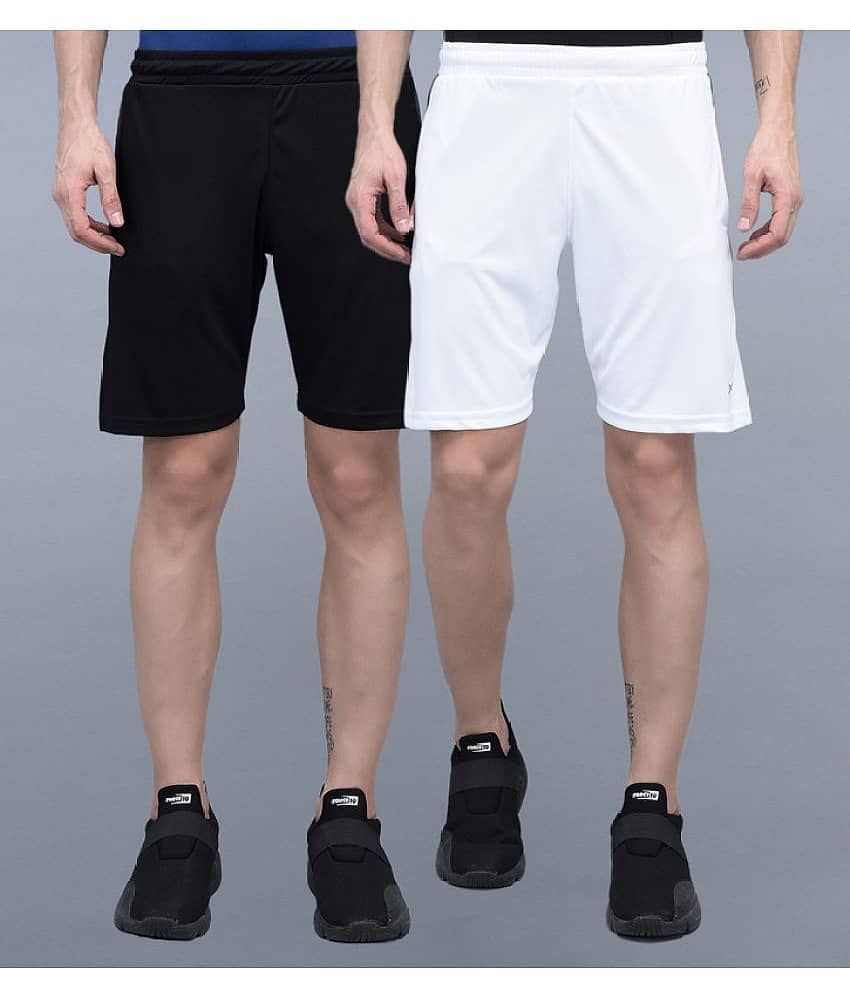Force NXT - Multicolor Cotton Blend Men's Shorts ( Pack of 2 ) - Shorts | Buy online on ZillyBuy