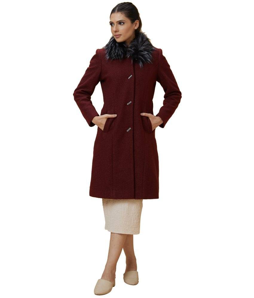     			Globus - Polyester Rust Over coats Pack of 1