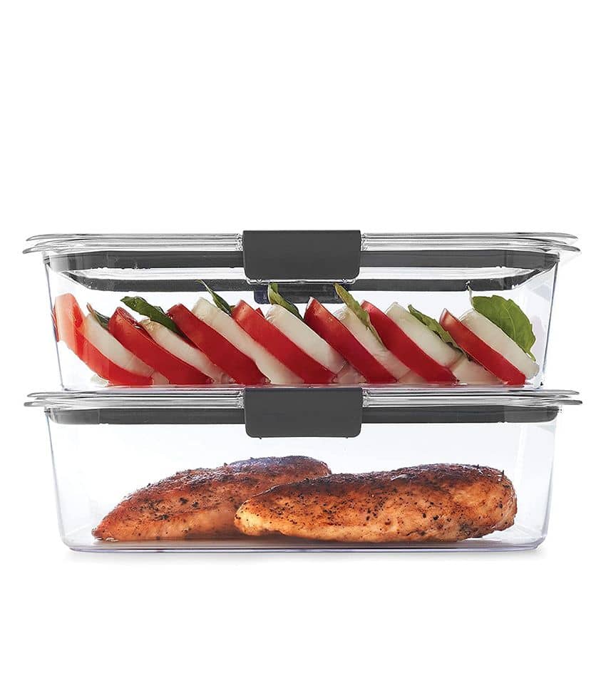 iview kitchenware Grocery/Dal/Pasta Plastic Transparent Food Container ( Set of 2 )