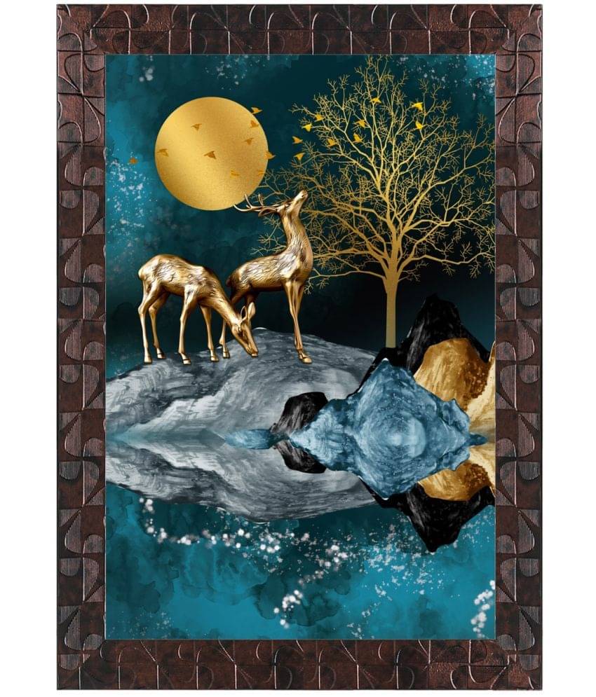     			Indianara Animal Painting With Frame