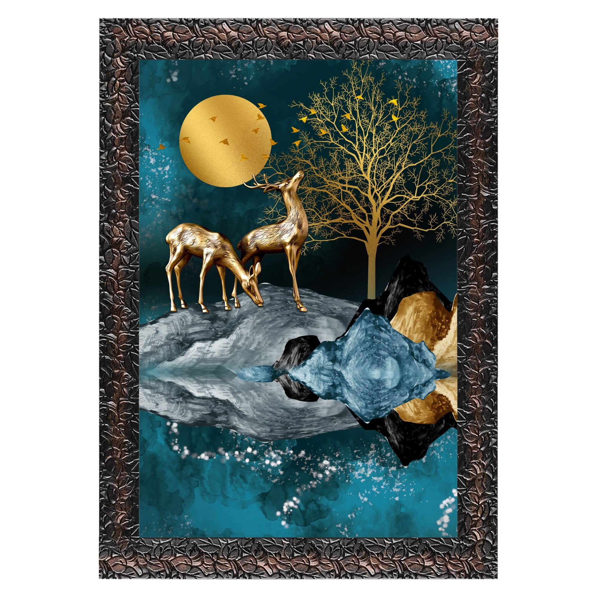 Indianara Animal Painting With Frame