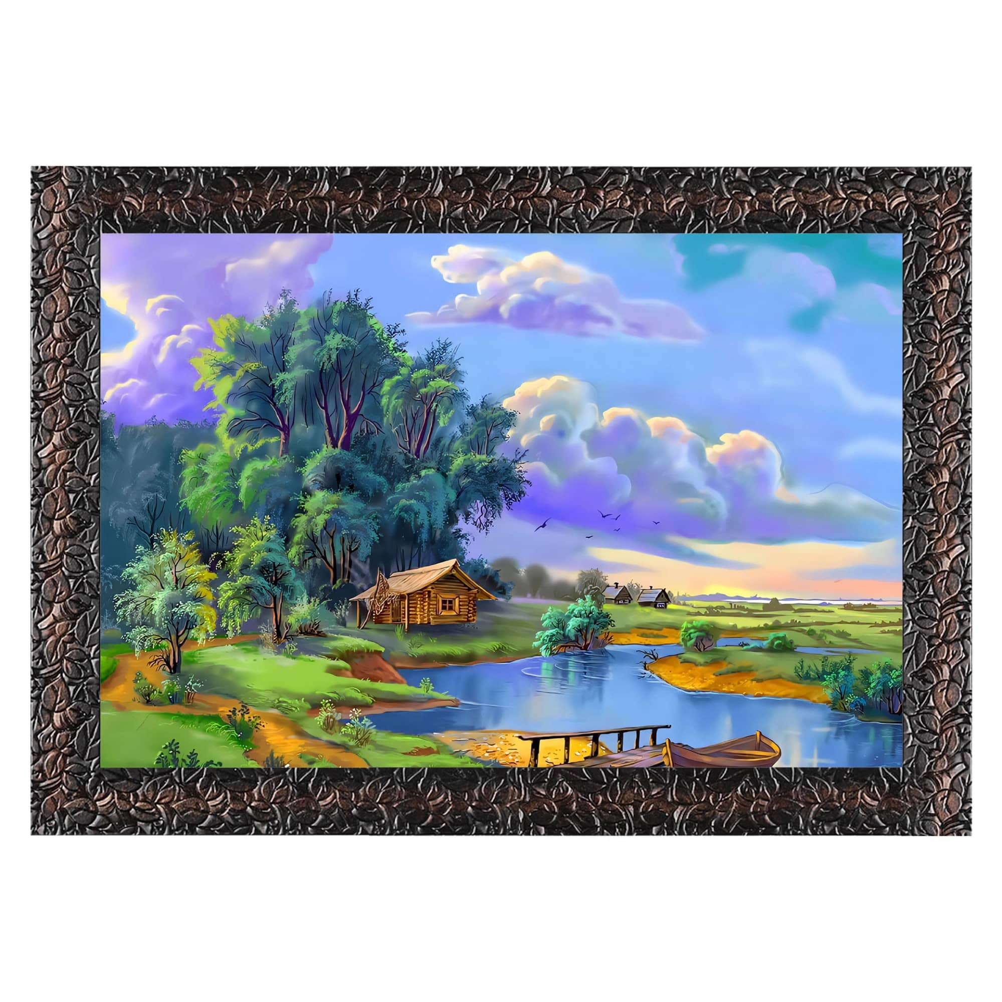 Indianara Landscape Painting With Frame