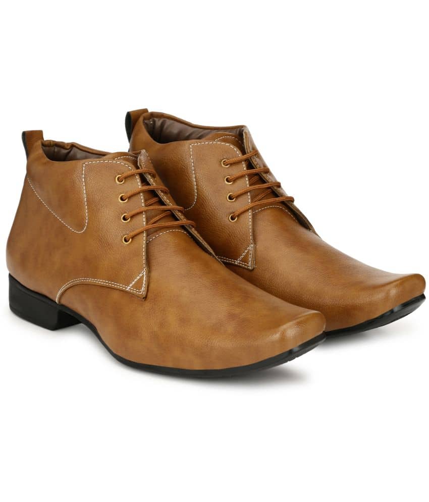 John Karsun - Tan Men's Oxford Formal Shoes - Formal Shoes | Buy online on ZillyBuy