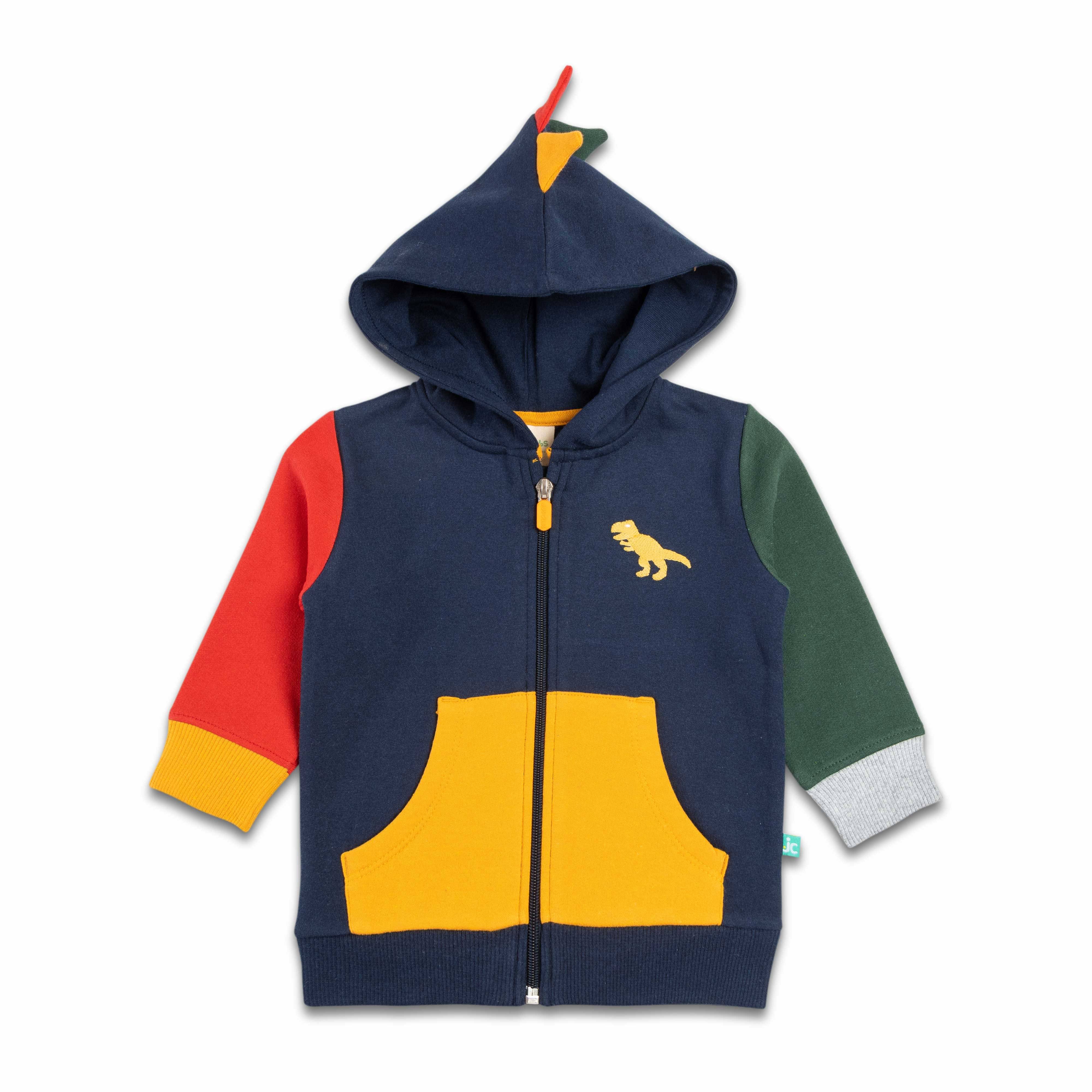 JusCubs Boys Cotton Lycra Infants Graphic Printed Hoody - Navy Blue (Pack of 1)     			JusCubs Boys Cotton Lycra Infants Graphic Printed Hoody - Navy Blue (Pack of 1)