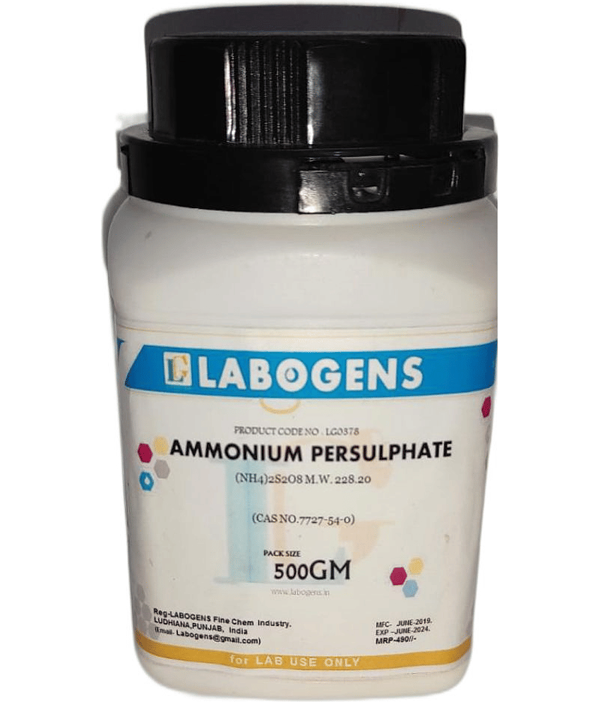 LABOGENS AMMONIUM PERSULPHATE 500GM - Stationery | Buy online on ZillyBuy