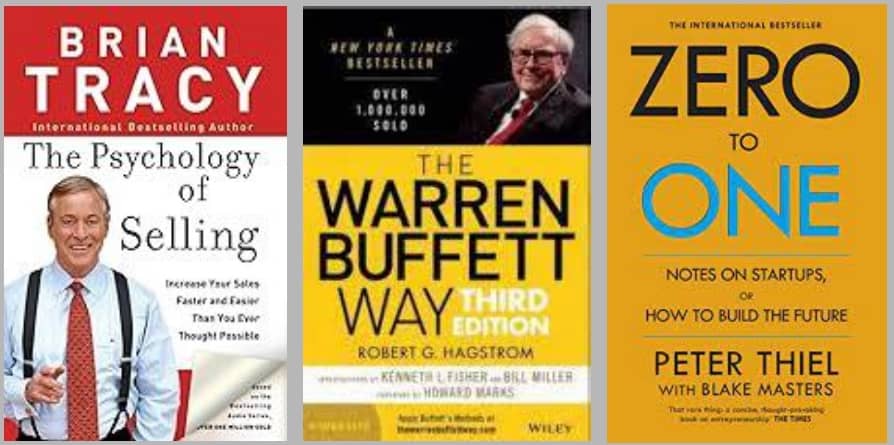 The Psychology Of Selling + The Warren Buffett Way + Zero To One - Stationery | Buy online on ZillyBuy