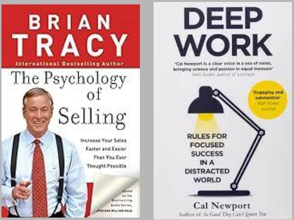 The Psychology of Selling + Deep Work - Stationery | Buy online on ZillyBuy