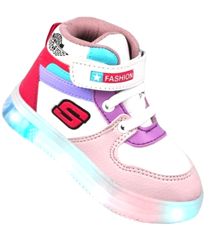 ZNS ROYAll - Pink Girl's LED Shoes ( 1 Pair ) - Casual Shoes | Buy online on ZillyBuy
