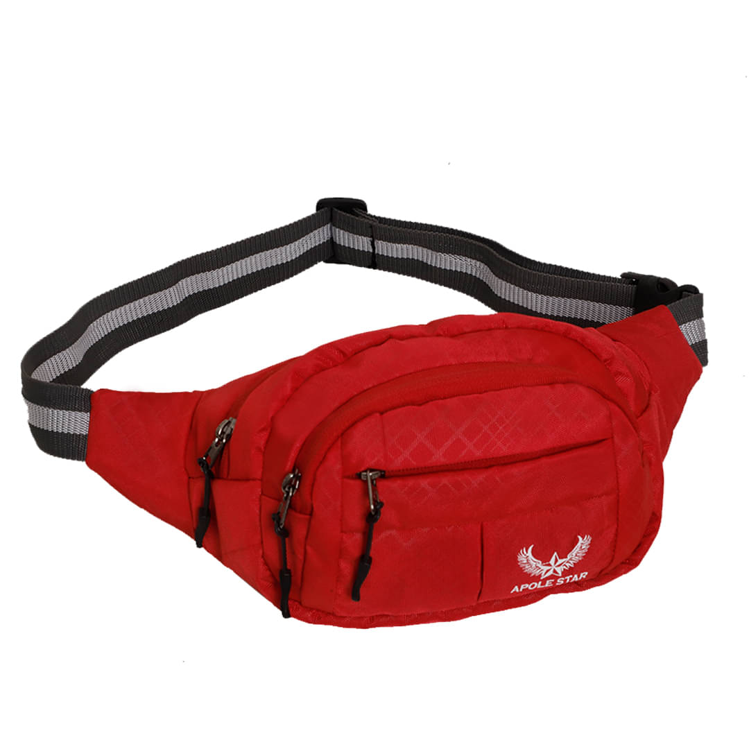     			APOLESTAR WAIST BAG Polyester Red Passport Holder