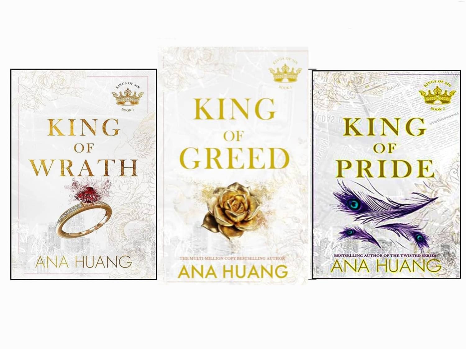 (Combo of 3) King of pride + King of wrath + King of Greed by Ana Haung (Paperback) (Combo of 3) King of pride + King of wrath + King of Greed by Ana Haung (Paperback)