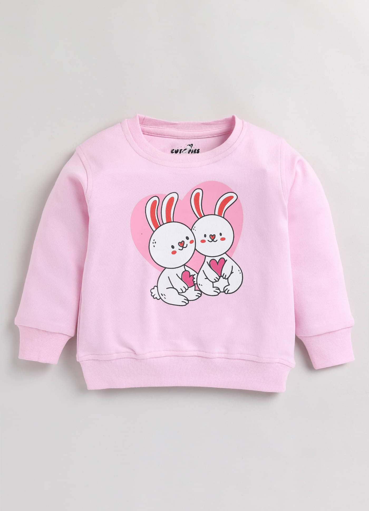     			Cutopies Baby Boys Pink Graphic Print Full-Sleeve Sweatshirt (Pack of 1)