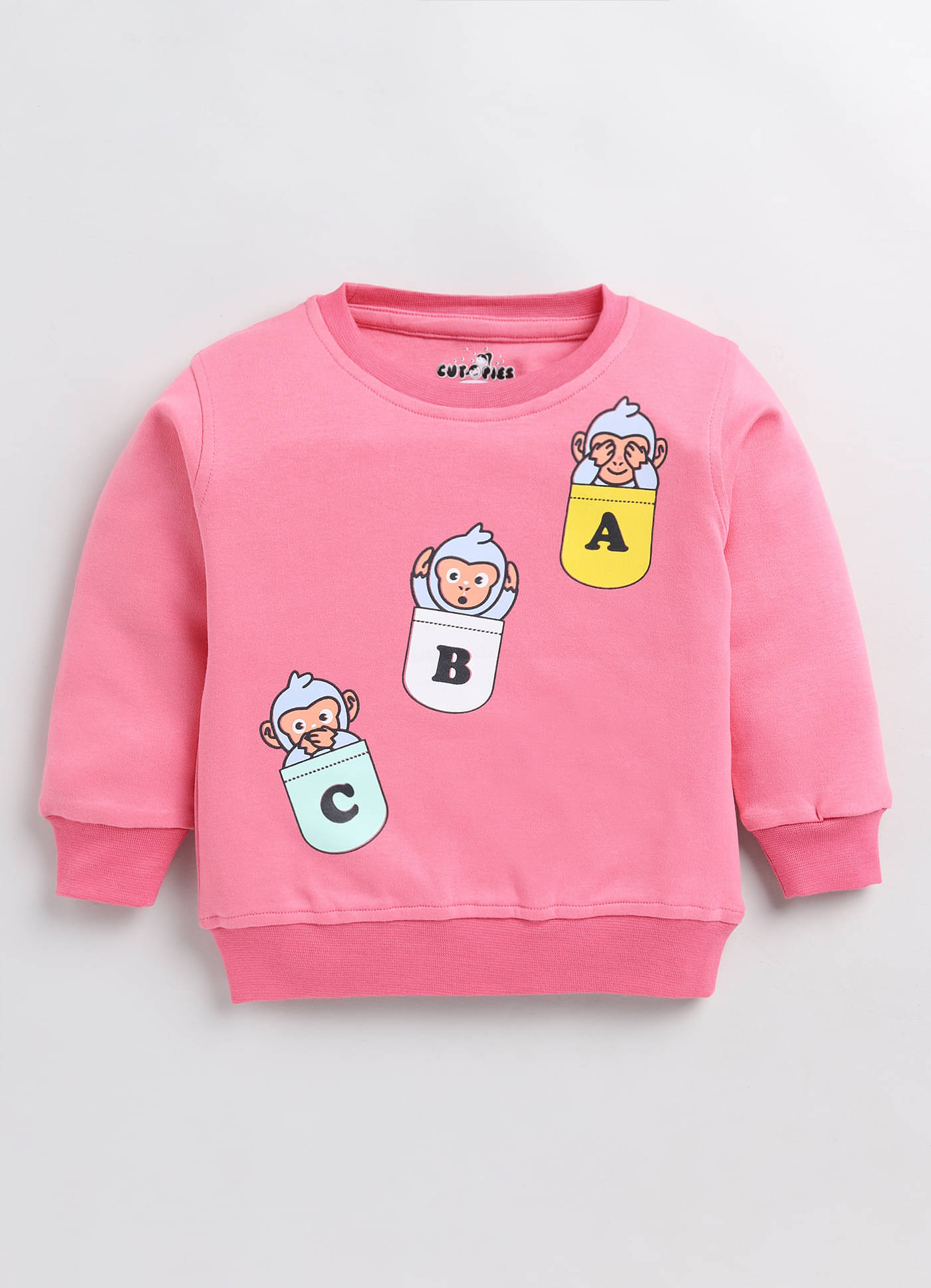     			Cutopies Baby Boys Rose Graphic Print Full-Sleeve Sweatshirt (Pack of 1)