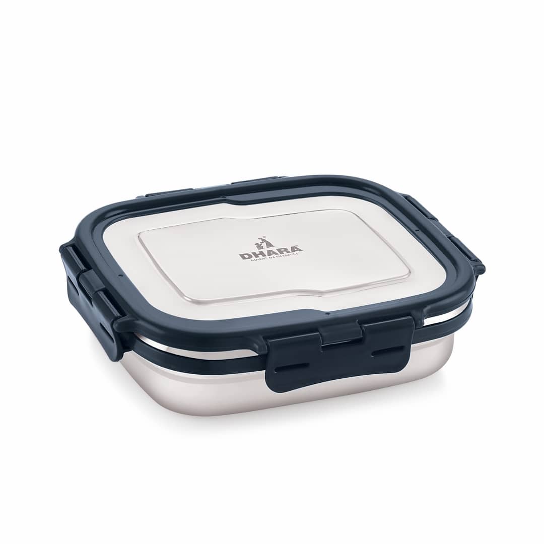 Dhara Stainless Steel Blaze 350Ml Stainless Steel Insulated Lunch Box 1 - Container ( Pack of 1 )