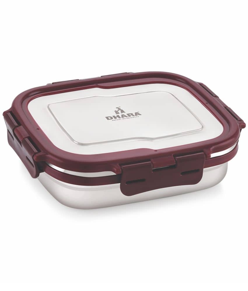 Dhara Stainless Steel Blaze 600ml Stainless Steel Insulated Lunch Box 1 - Container ( Pack of 1 )