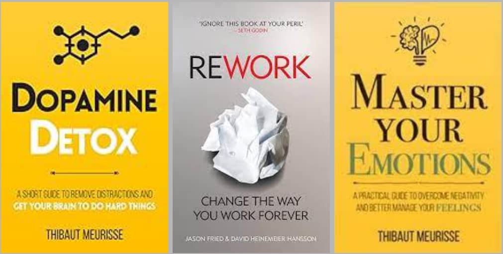 Dpamine Detox + Rework + Master Your Emotions - Stationery | Buy online on ZillyBuy