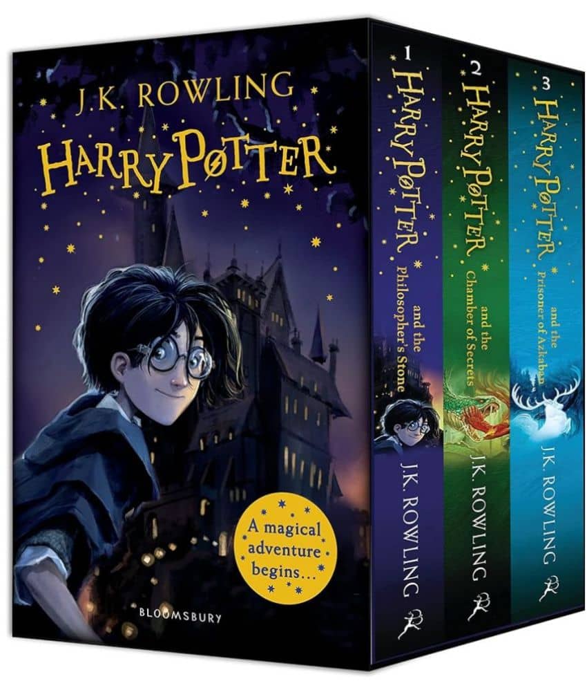 Harry Potter 1–3 Box Set: A Magical Adventure Begins (Set of 3 Books)