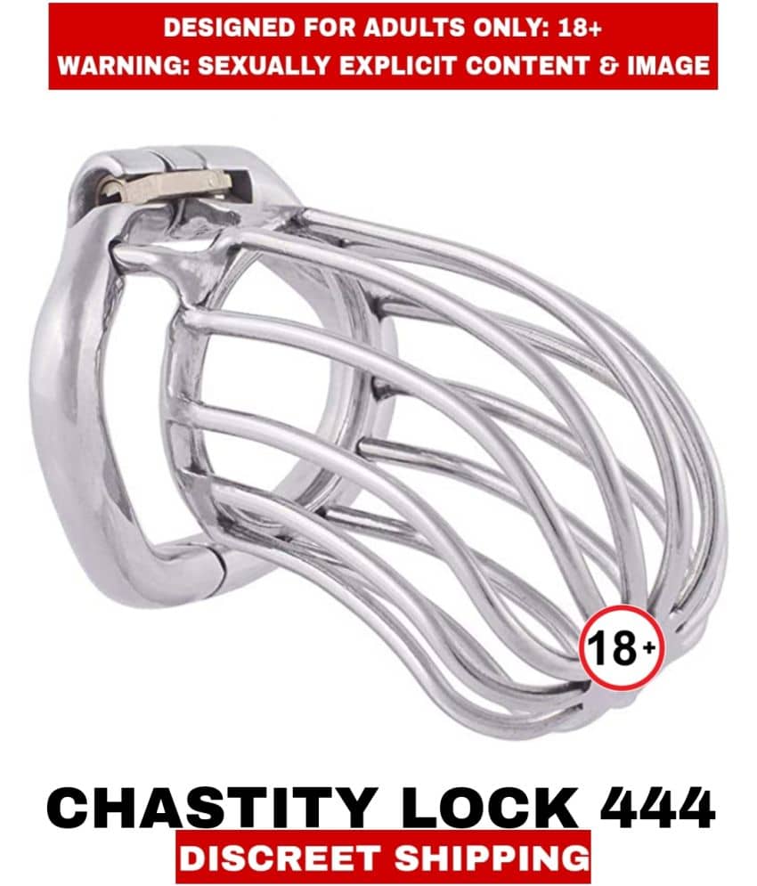 MALE ADULT Sex TOYS CHASTITY PENIS LOCK Device With LOCK CHASTITY 444 cage Lightweight Sexual Wellness Stainless Steel CHASTITY 444 for Men