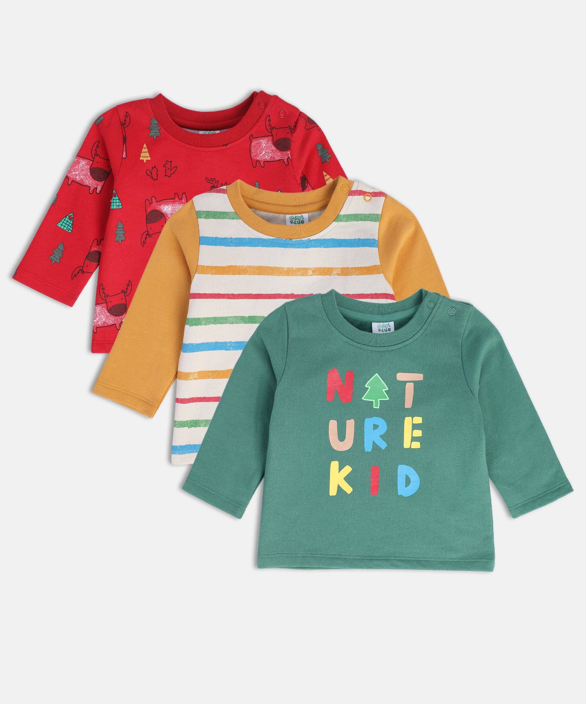     			MINI KLUB Pack of 1 Baby Boys Cotton T-Shirt ( Multi )