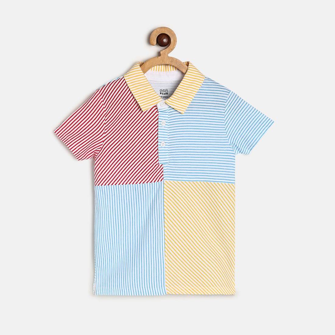     			MINI KLUB Pack of 3 Boys Cotton T-Shirt ( Multi Color )