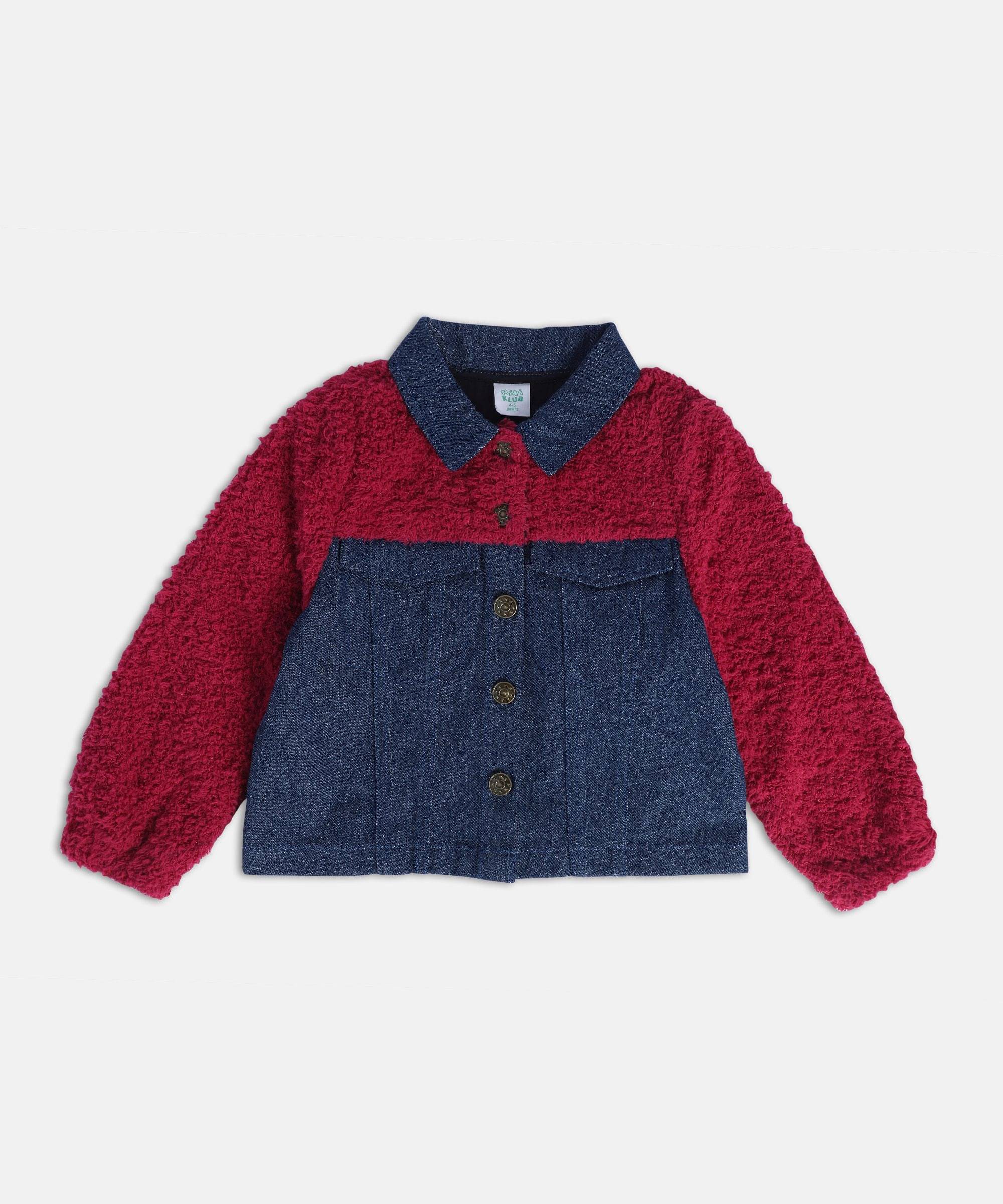 MINI KLUB Girls Cotton Light Weight Jacket For ( Pack of 1 , Multi Color ) MINI KLUB Girls Cotton Light Weight Jacket For ( Pack of 1 , Multi Color )