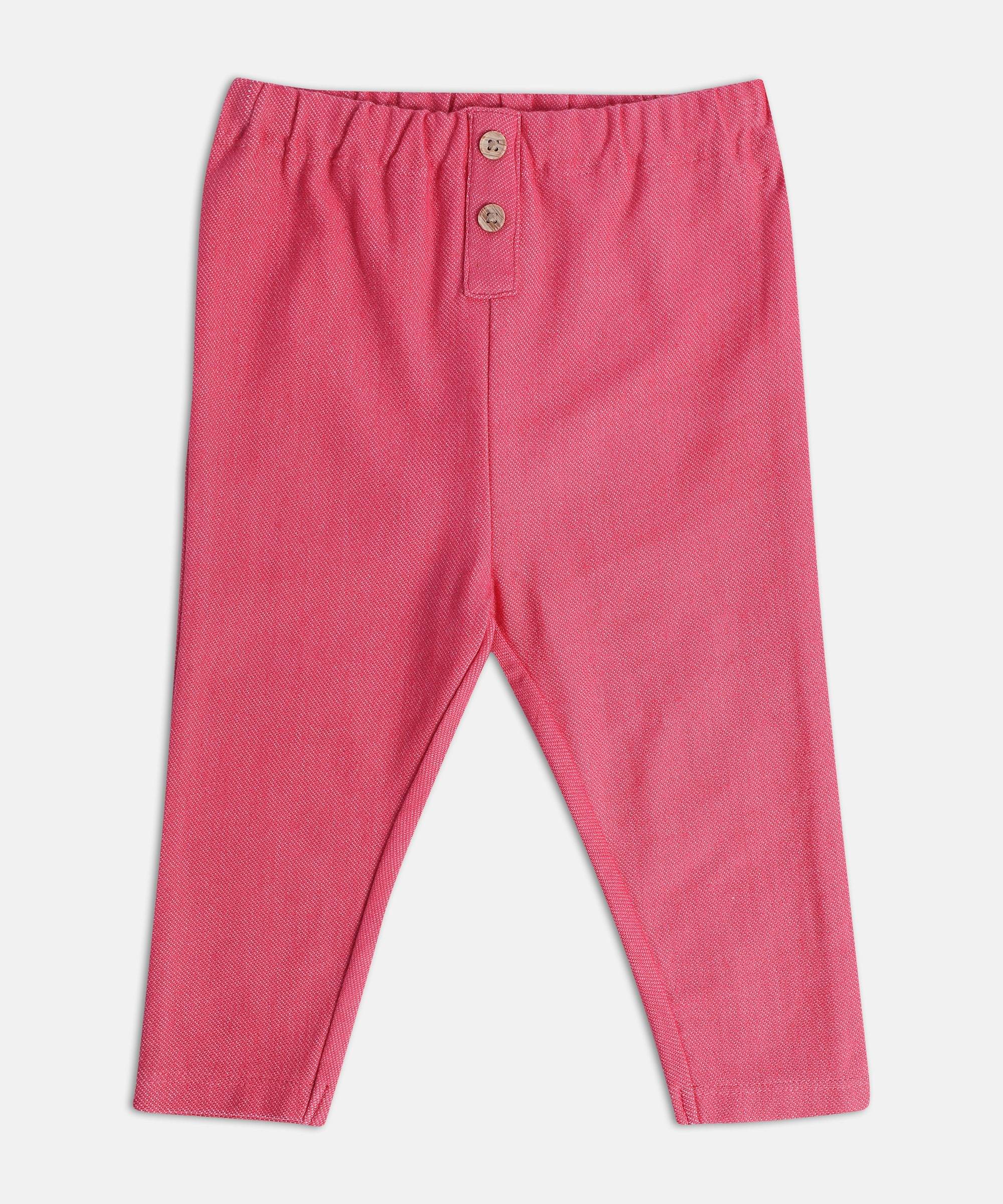     			MINI KLUB Pack of 1 Baby Girls Cotton Legging ( Pink )