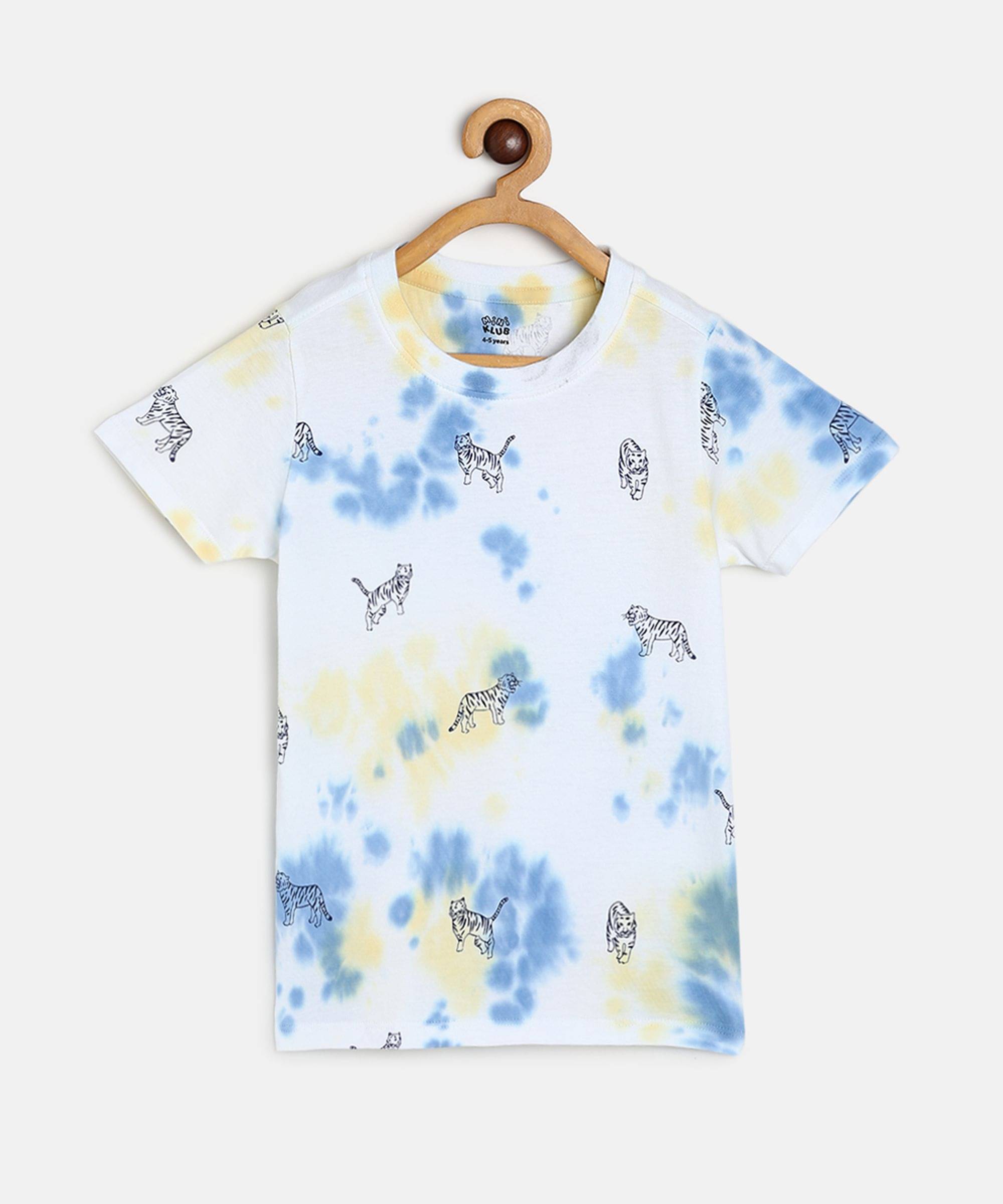     			MINI KLUB Pack of 1 Boys Cotton T-Shirt ( White )