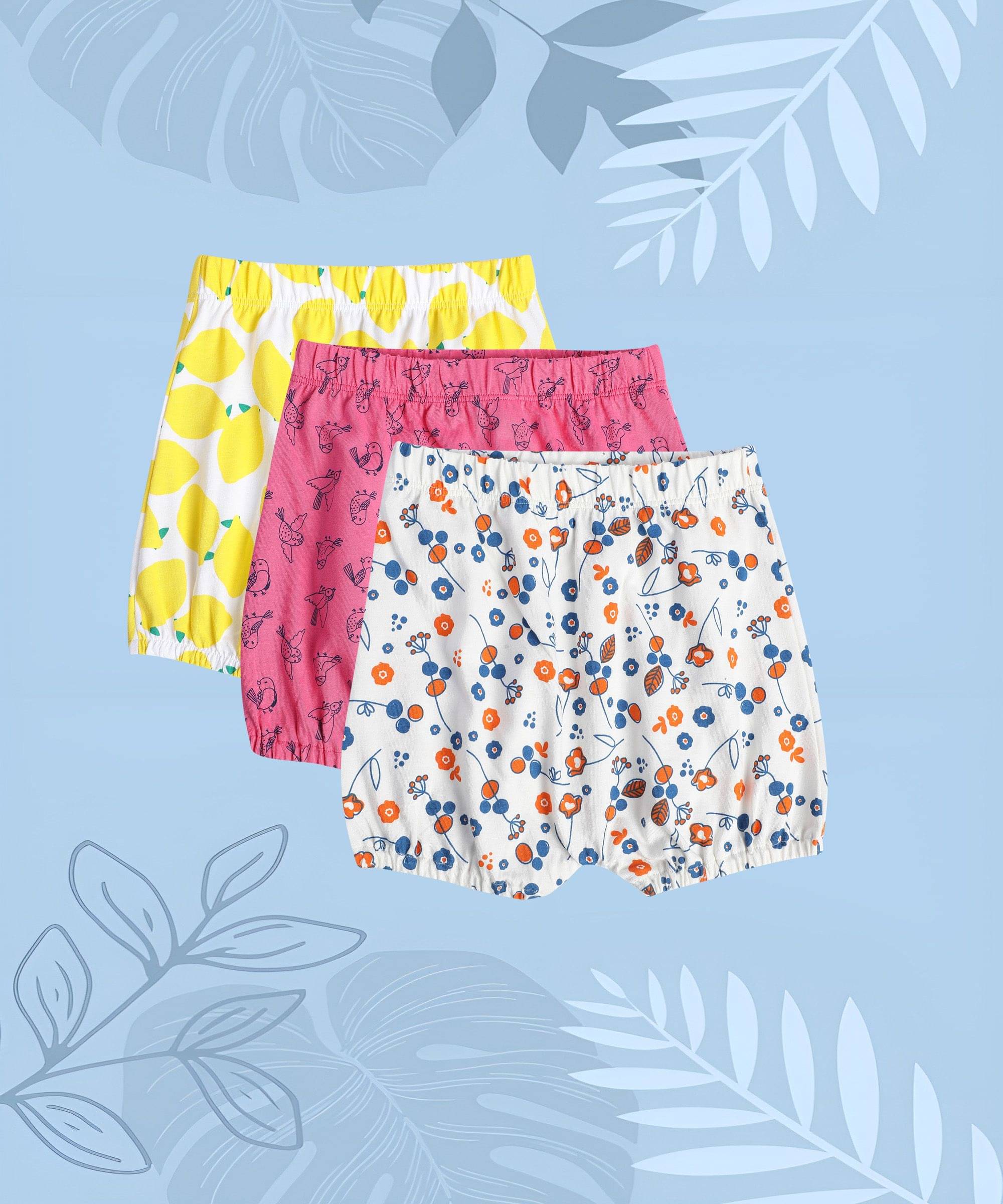    			MINI KLUB Baby Girls Cotton Shorts ( Multi )