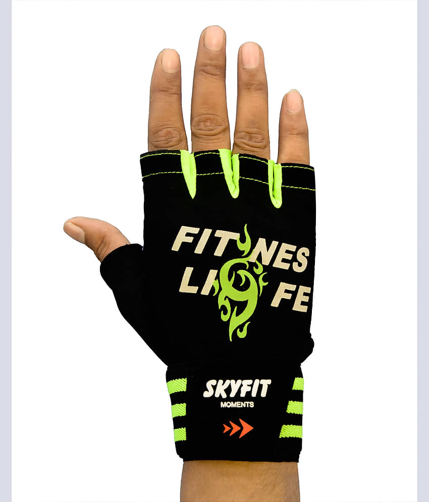 NOSPEX - 30Fitness Life Unisex Polyester Gym Gloves For Professional Fitness Training and Workout With Half-Finger Length - Sports and Fitness Equipment | Buy online on ZillyBuy