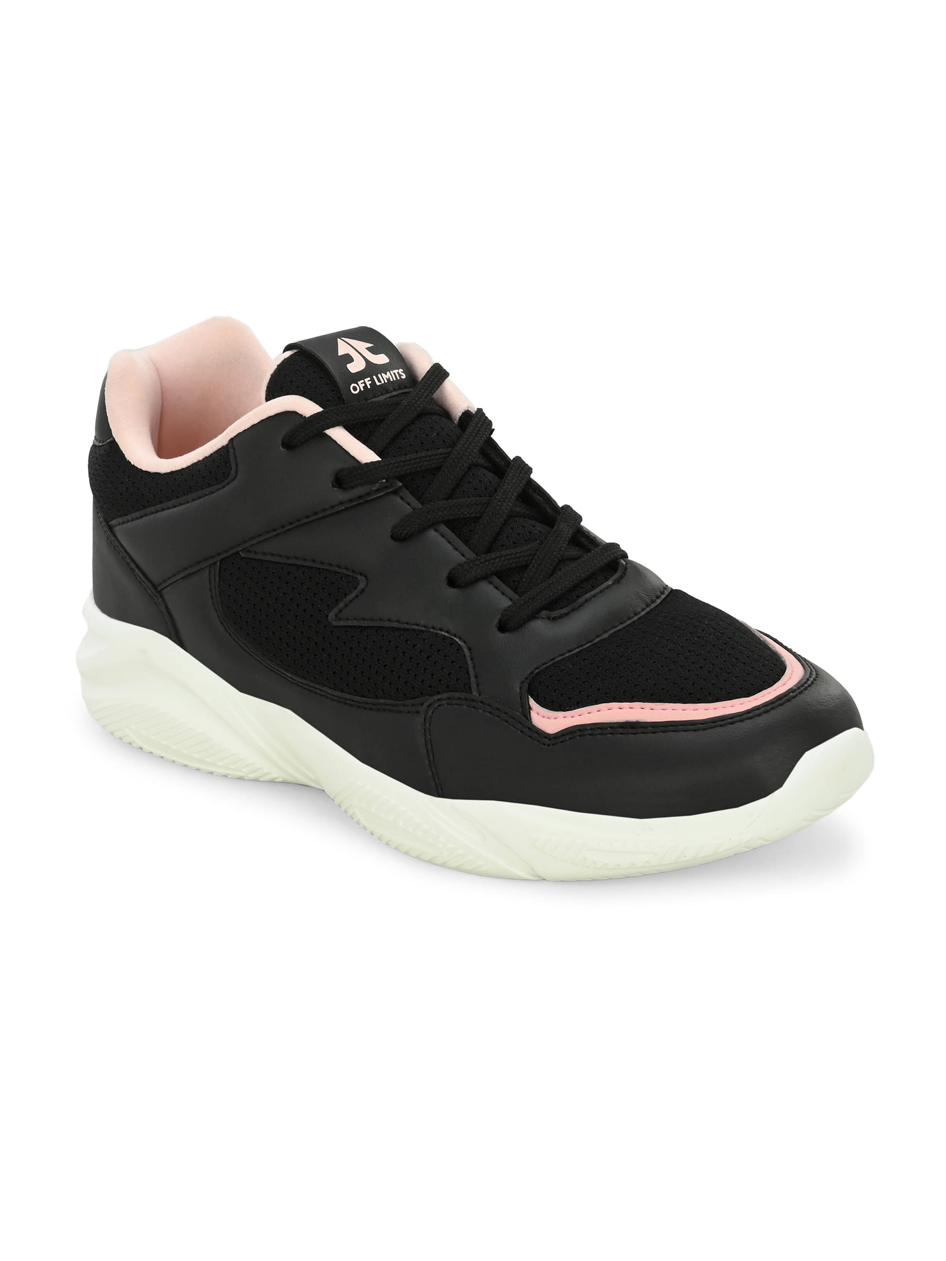     			OFF LIMITS Black Women's Sneakers