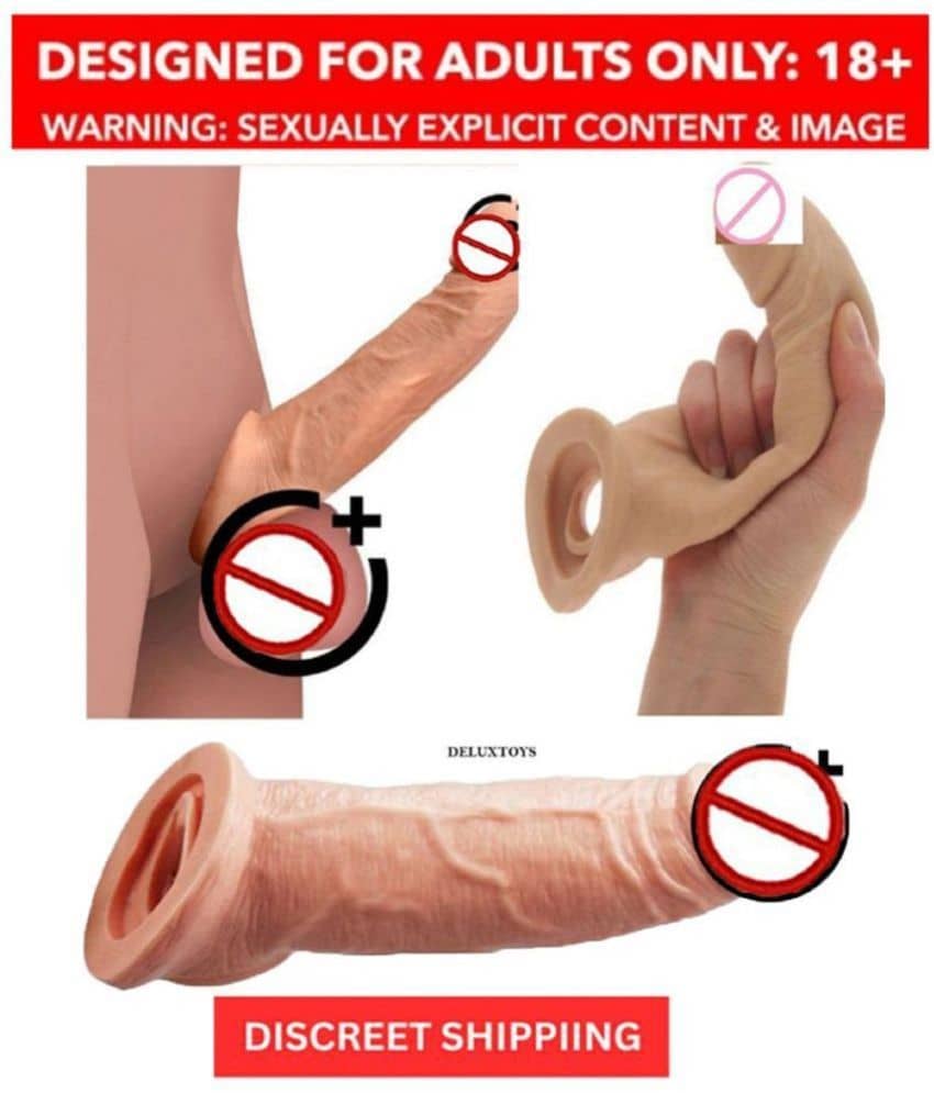 Soft Silicon Men Reusable Dragon Condom With Extra Length And Girth Extension | Penis Sleeve For Men