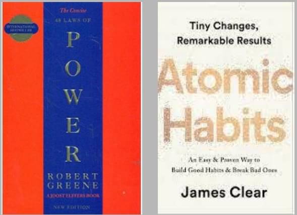     			The Concise 48 Laws Of Power + Atomic Habits