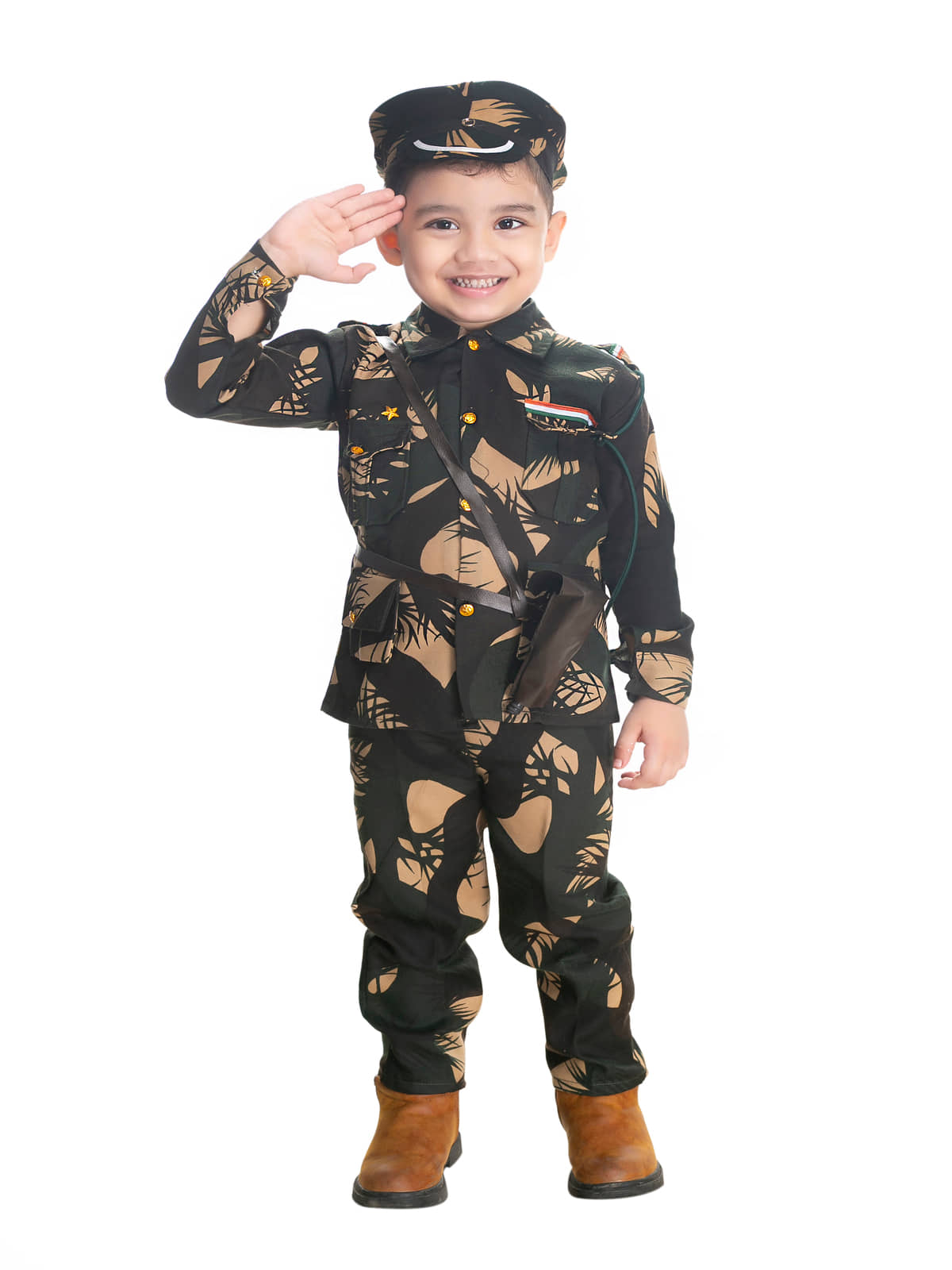 s muktar garments - Green Cotton Blend Boys Professional Costume ( Pack of 1 )