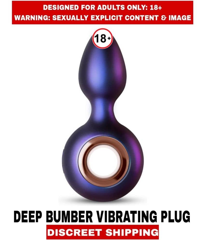 ADULT SEX TOYS DEEP BUMBER ANAL STIMULATION VIBRATING PLUG For UNSEX